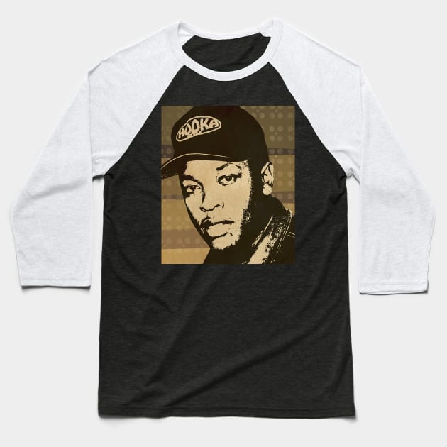 Dr. Dre // Retro Poster Hip hop Baseball T-Shirt by kulinermodern